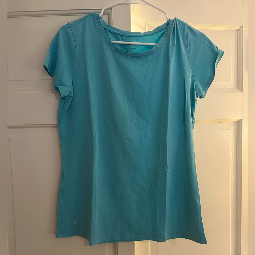 Lilly Pulitzer light blue tee